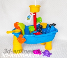 Столик для игр с песком и водой «Кораблик»