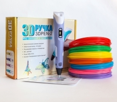 3D ручка KONNOTECH RP100B + 7 цветов PLA пластика