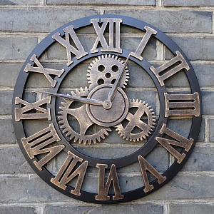 Интерьерные настенные часы (для лофта) "Галилео" 80 см