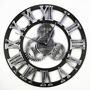 Интерьерные настенные часы (для лофта) "Титан" 60 см